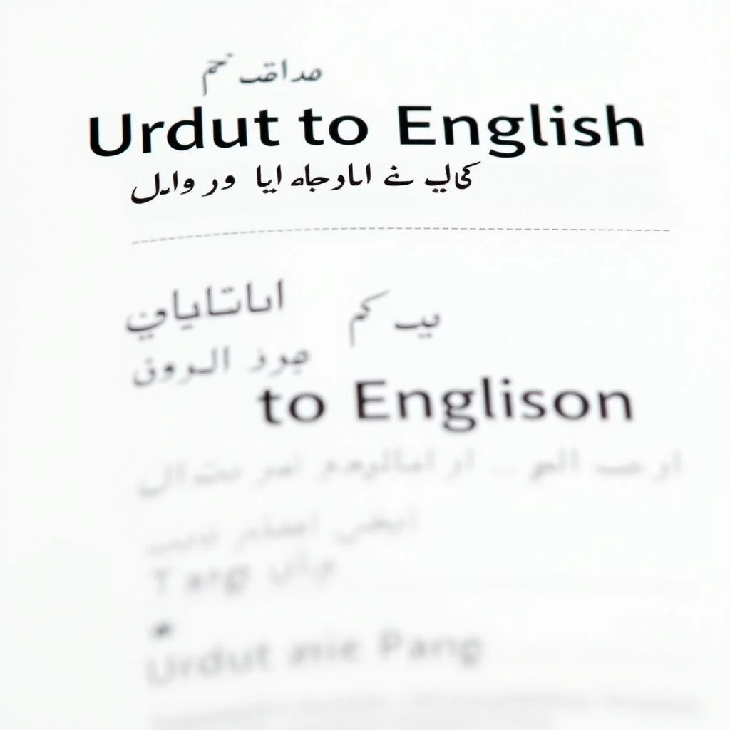 urdu to english translation illustration