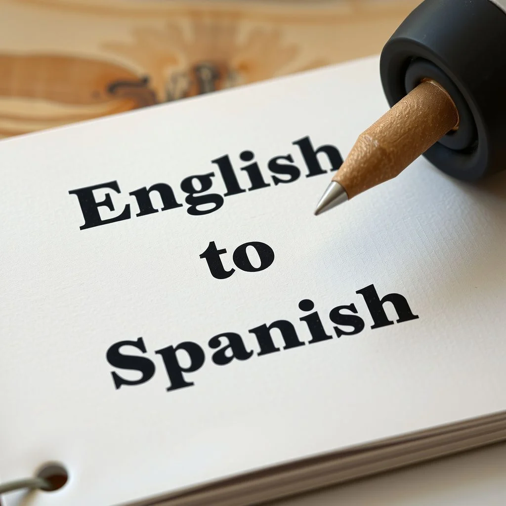 english to spanish illustration