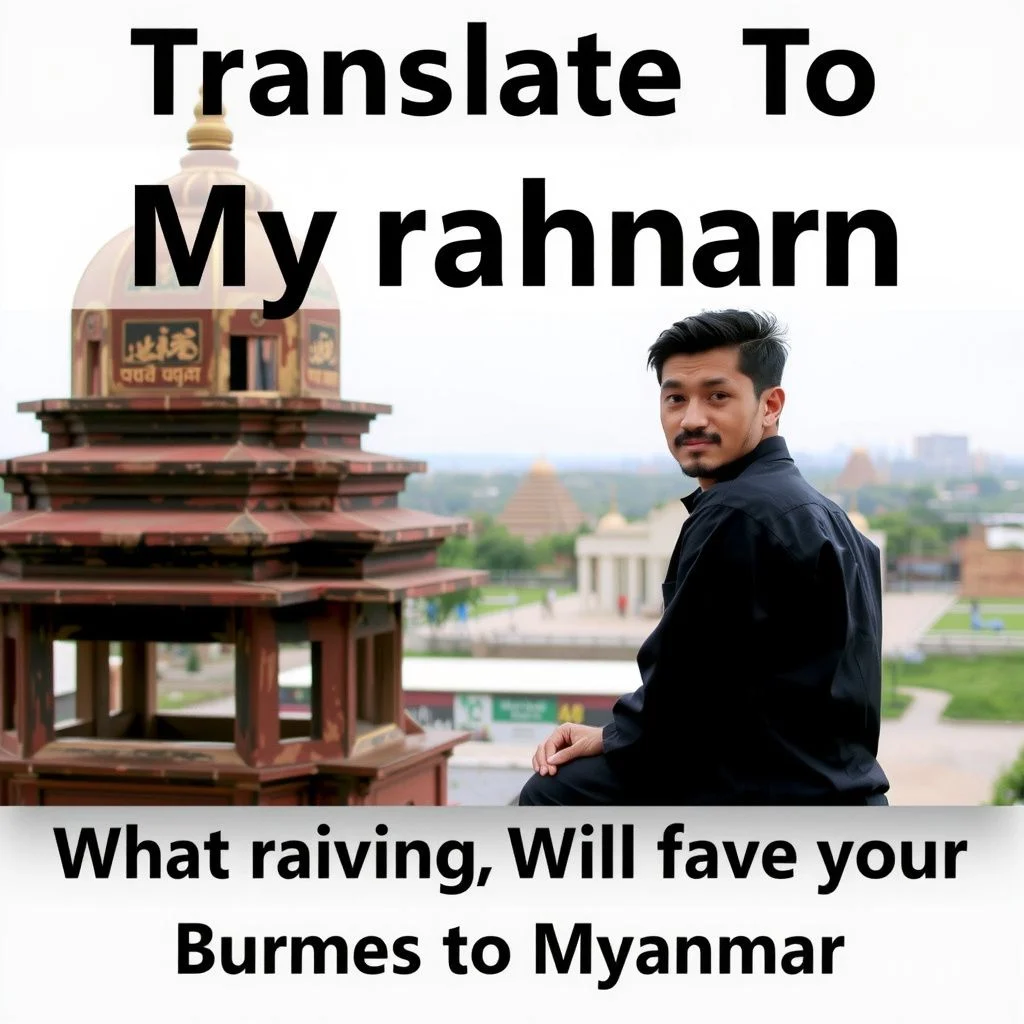 translate burmese to myanmar illustration