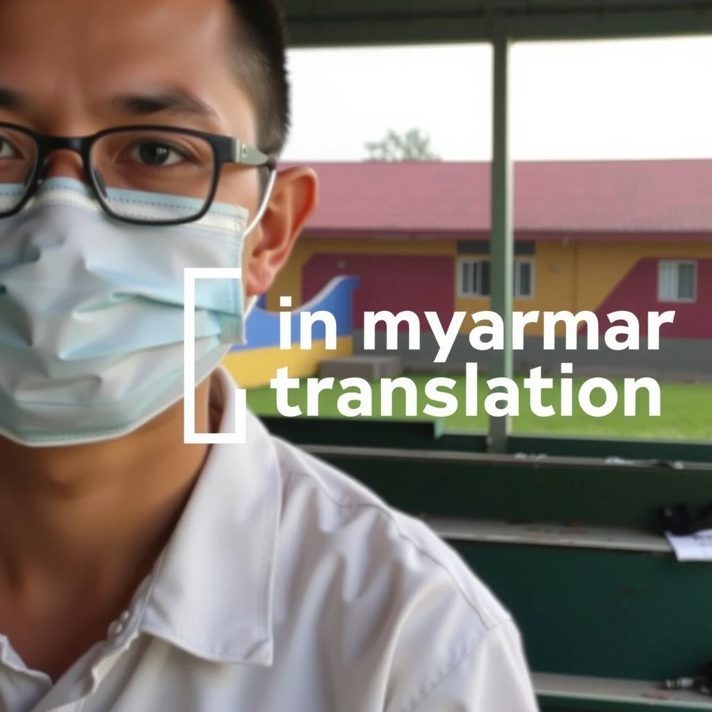 in myanmar translation illustration