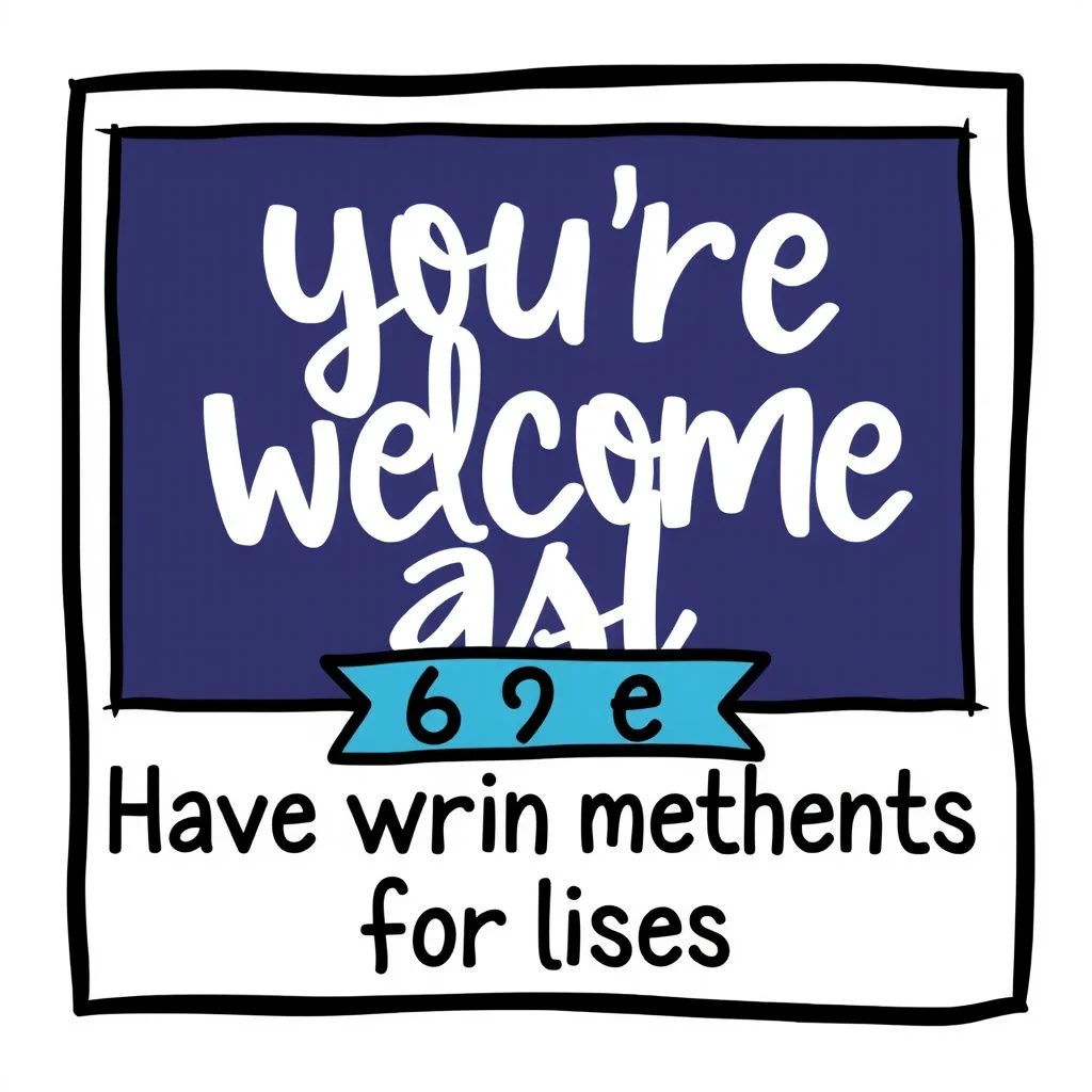 you\'re welcome asl illustration