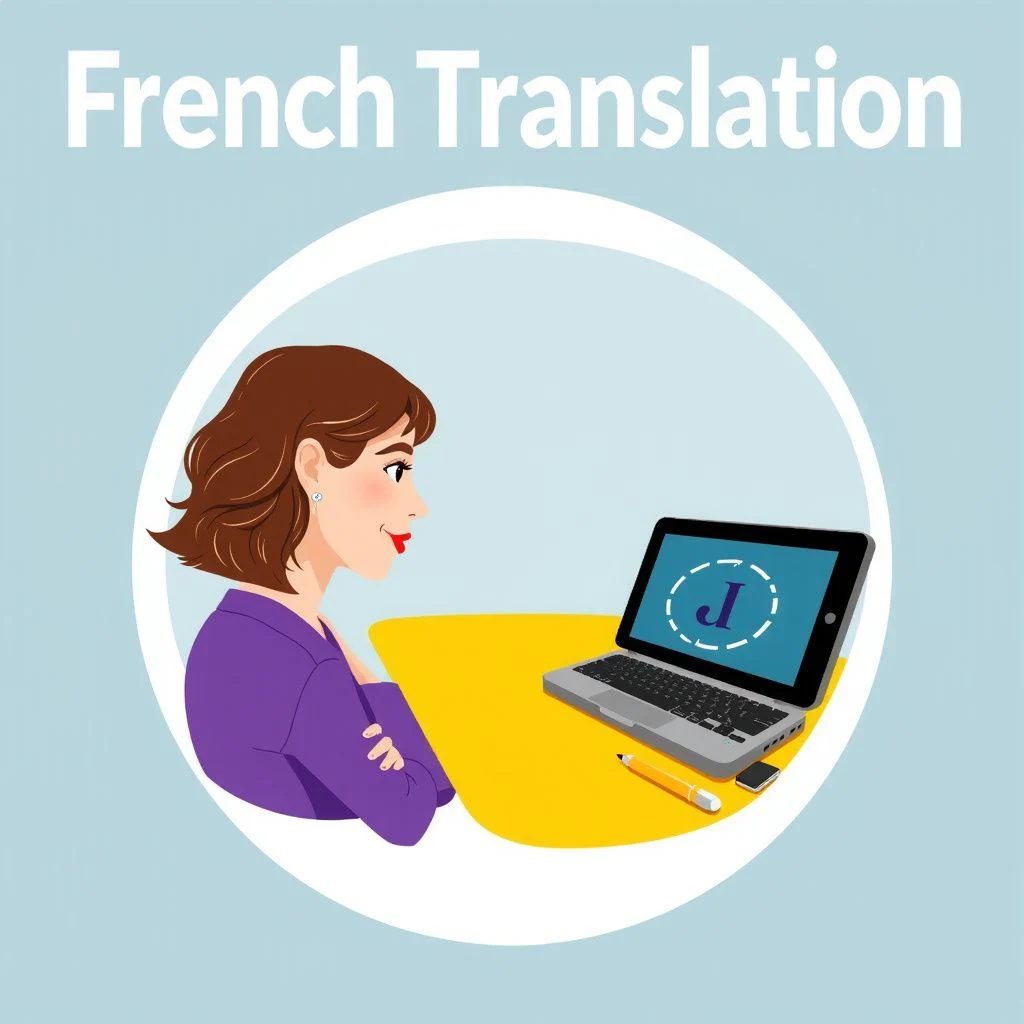 french translation illustration