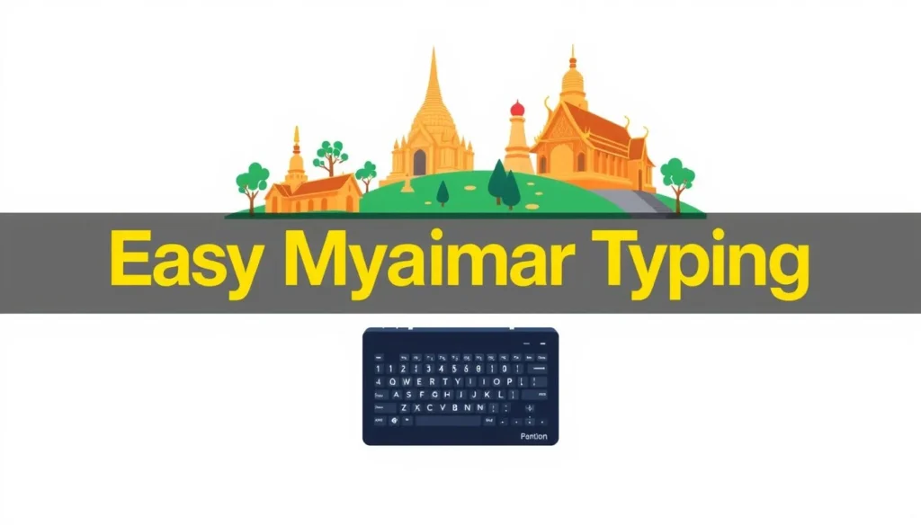 easy myanmar typing — Easy Myanmar Typing: A Complete Beginner\'s Guide to Typing in Burmese