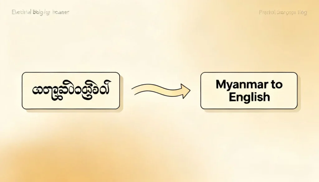 myanmar to english — Myanmar to English: How to Translate Burmese Language Effectively
