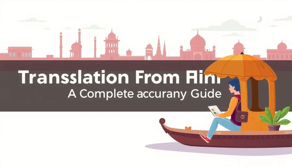 translation from english to hindi — Translation From English to Hindi: A Complete Accuracy Guide